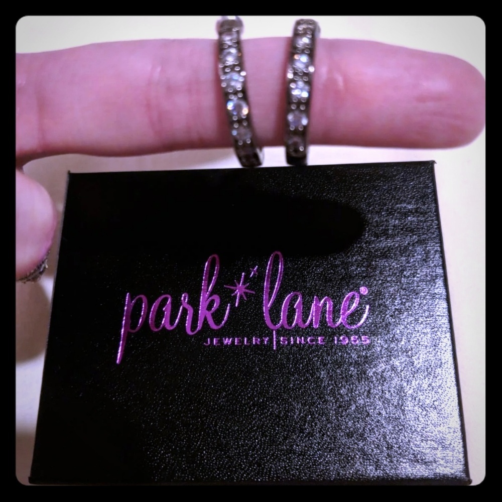 Park Lane Sterling silver witb clear CZ earrings